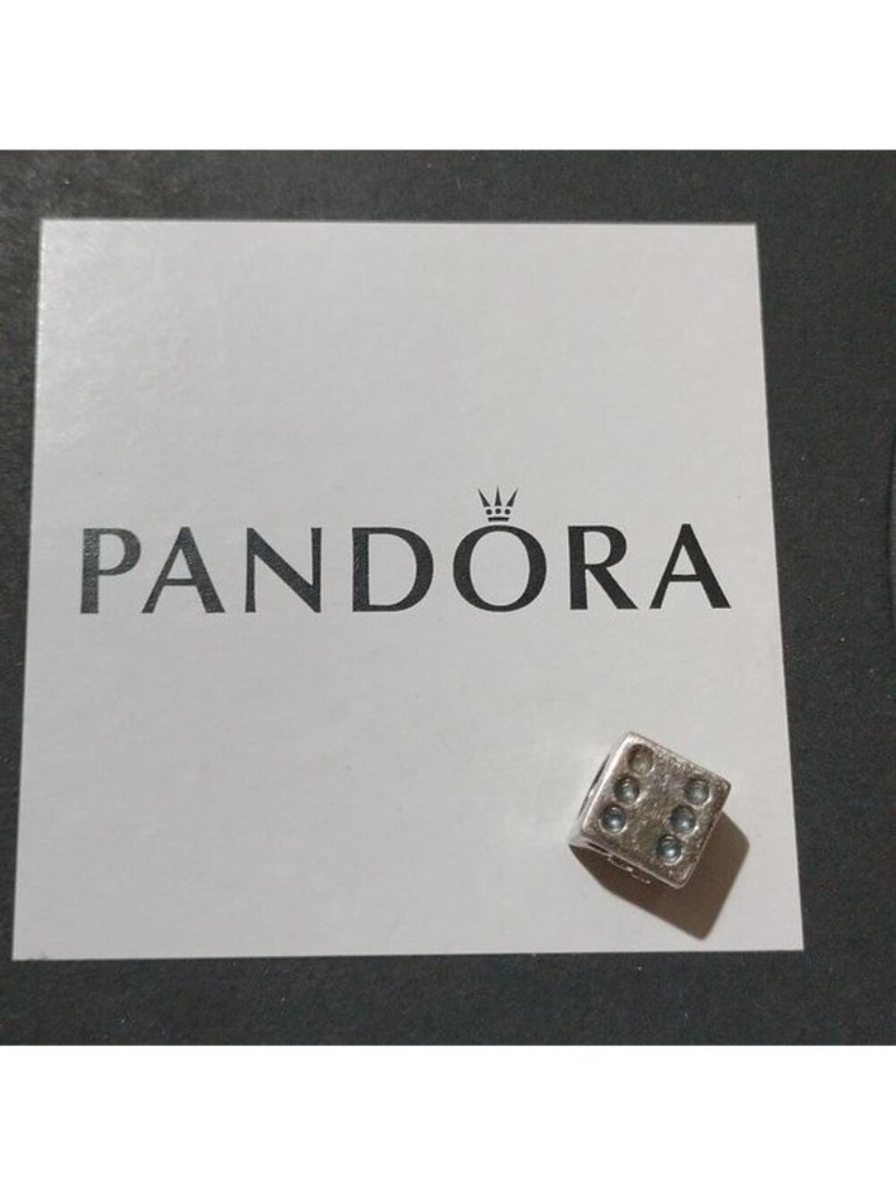 Pandora Sterling Silver Las Vegas Exclusive Dice Charm 790116